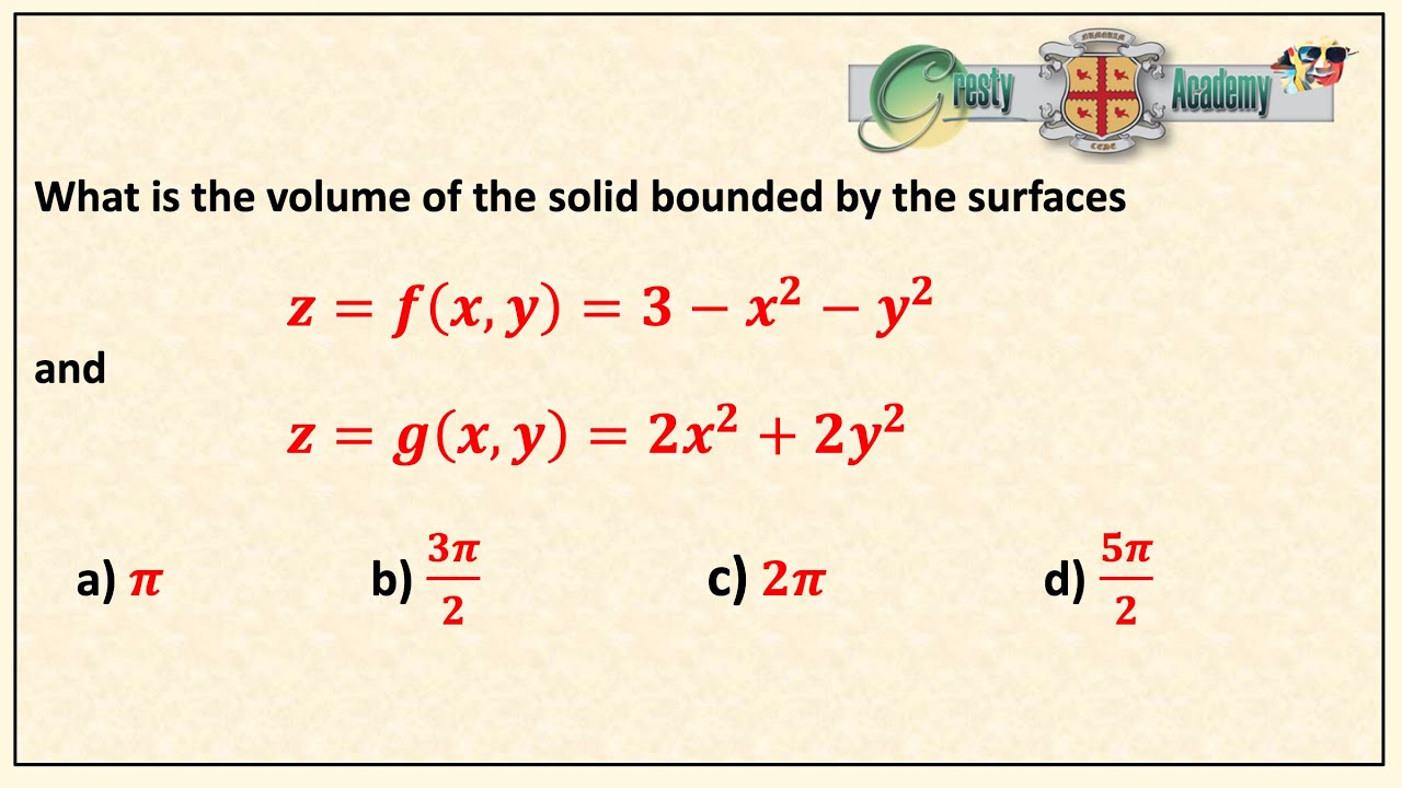 How to Calculate a Volume Bounded by Two Surfaces Using Polar Coordinates