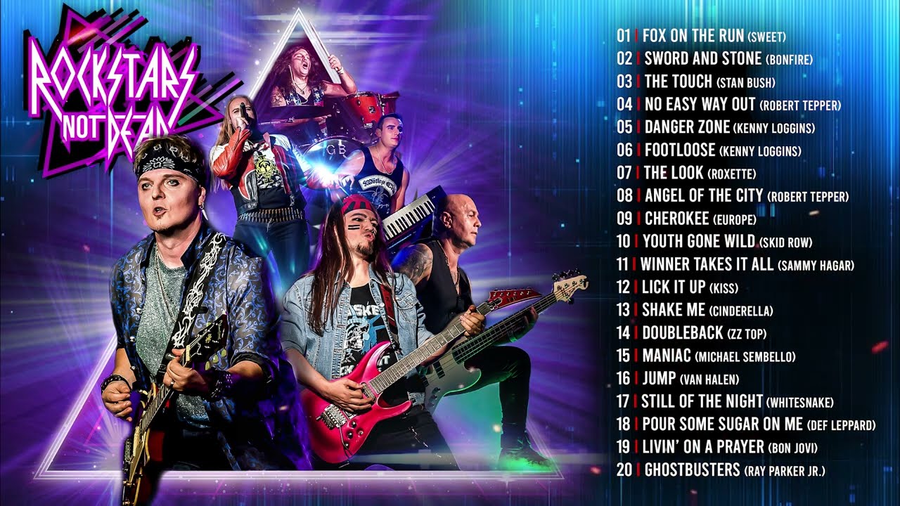 Rockstars Not Dead LIVE @ A38 I Movie Night I Best Of The 80s