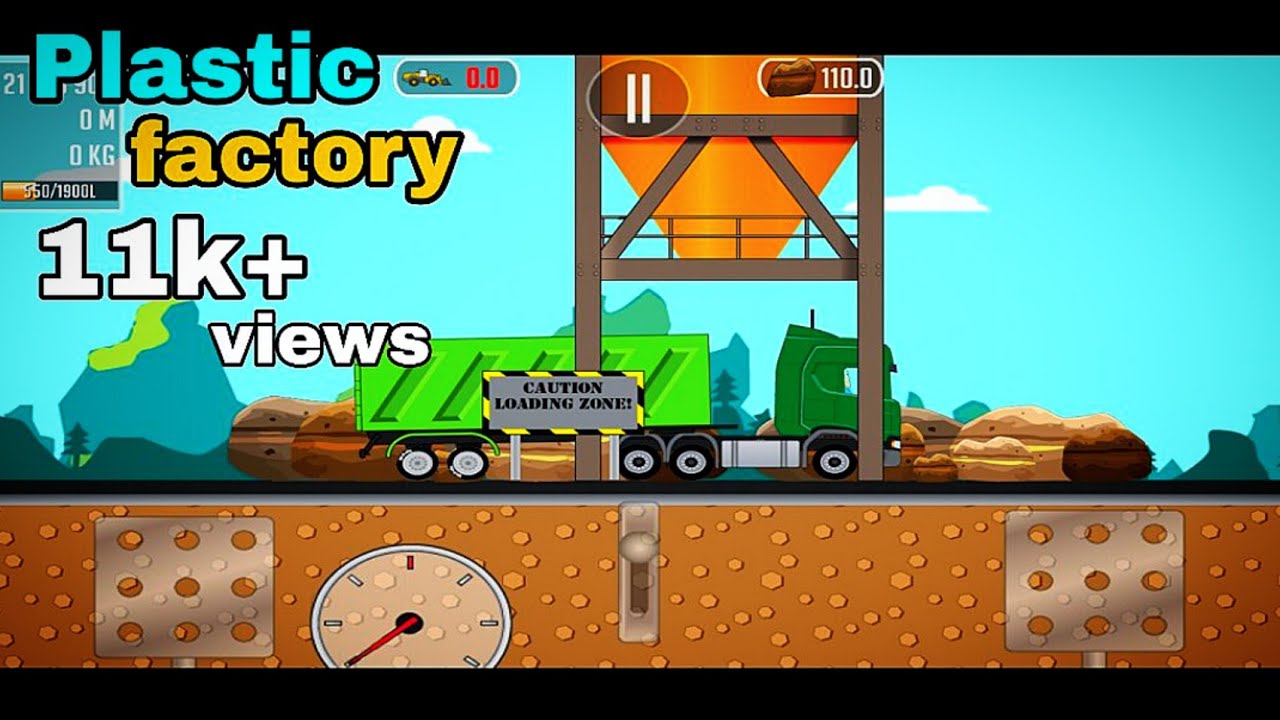 Trucker Joe gameplay of opening plastic factory
