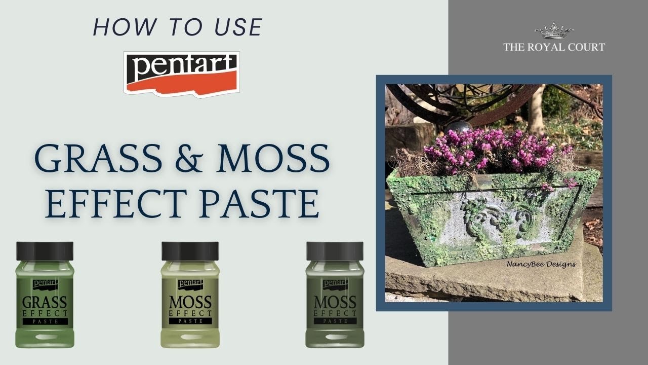 Pentart Moss and Grass Effect Paste Demo