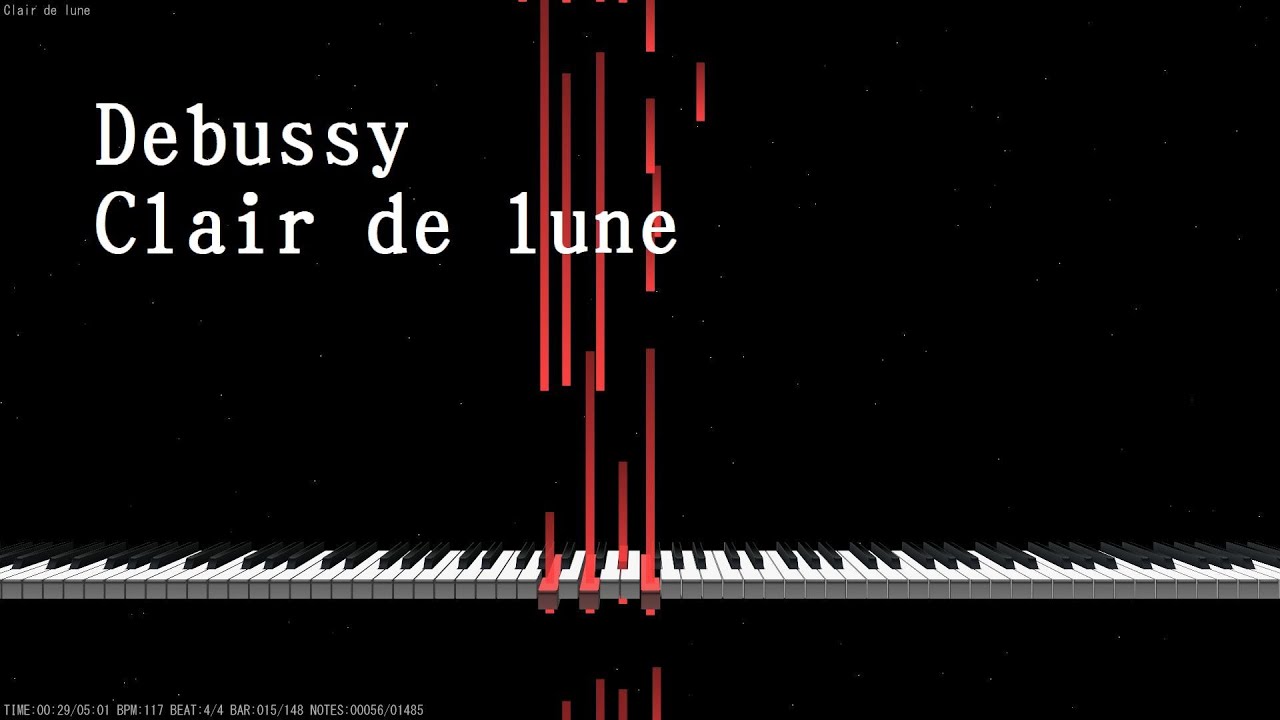[ Bloody Piano ] Debussy - Clair de lune | MIDITrail