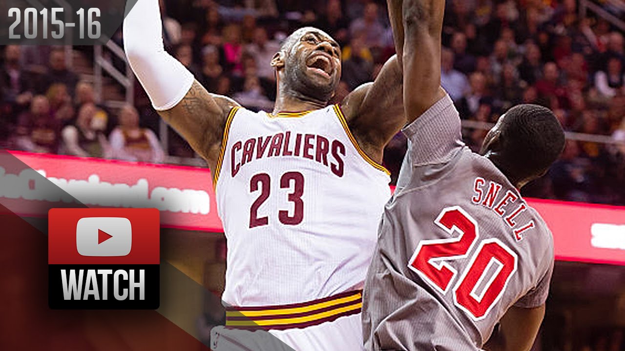 LeBron James Full Highlights vs Bulls (2016.01.23) - 26 Pts, 13 Reb, 9 Ast