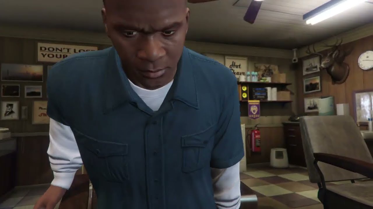 GTA V creando al abuelo