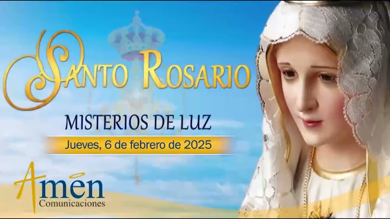 Santo Rosario en Audio l Misterios de Luz l Amen Comunicaciones
