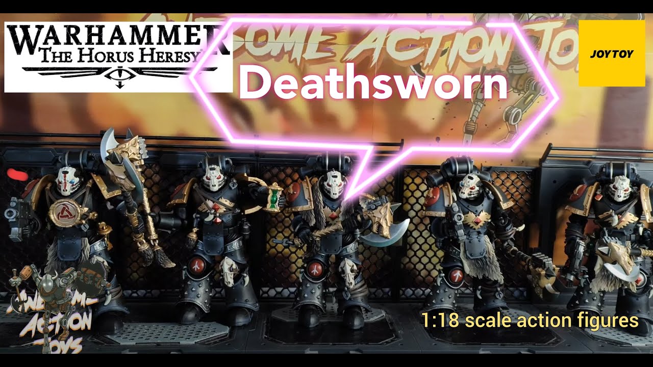 Warhammer The Horus Heresy Space Wolves Deathsworn Pack 1:18 scale action figures by JoyToy.