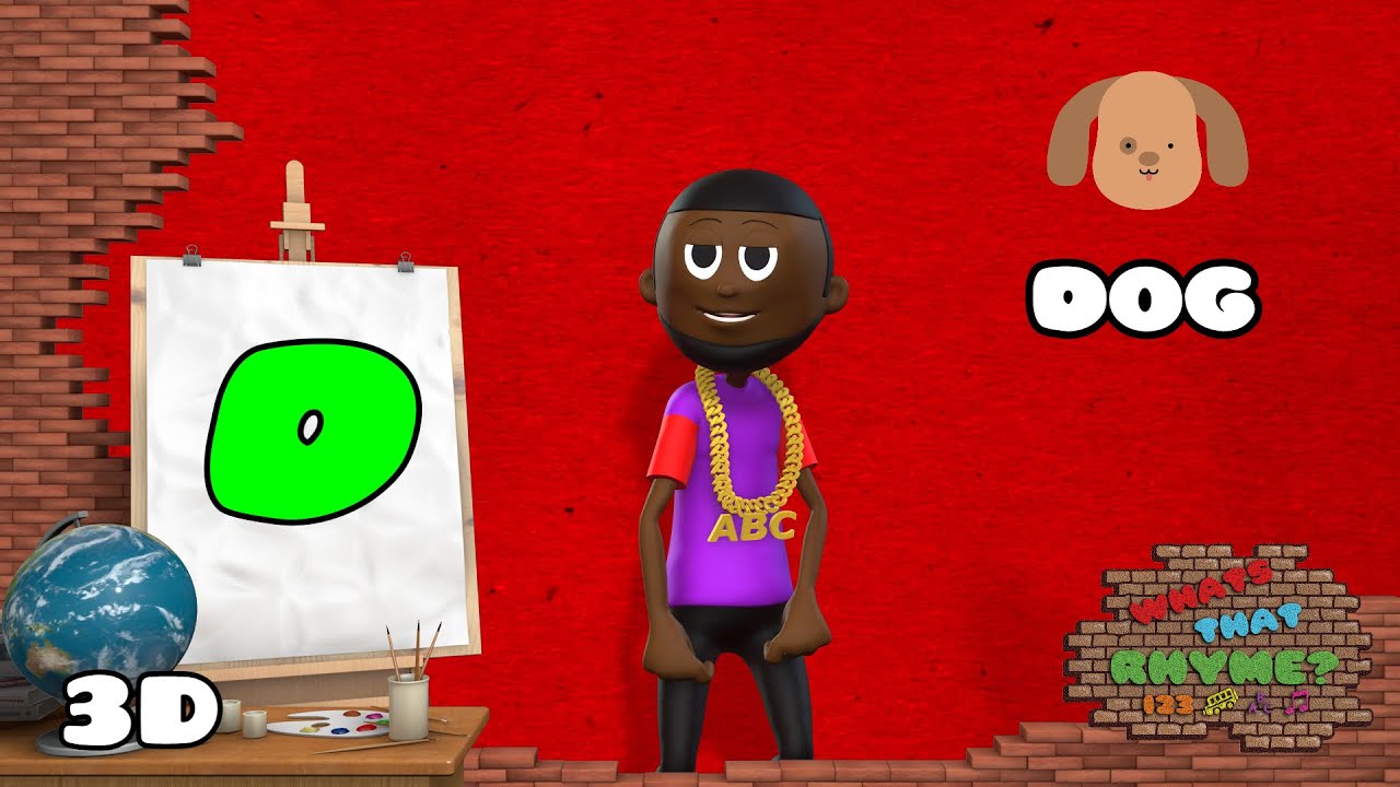 The Letter D Hip Hop Song | Alphabet Rap Song A - Z  | Nursery Rhymes 3D Animation | Rap Kids Songs