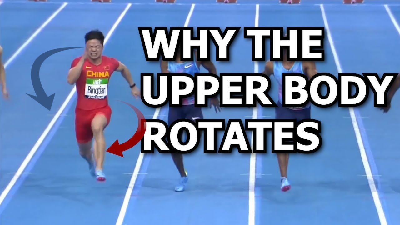 Running Exercises: Why the Upper Body Rotates during Running!