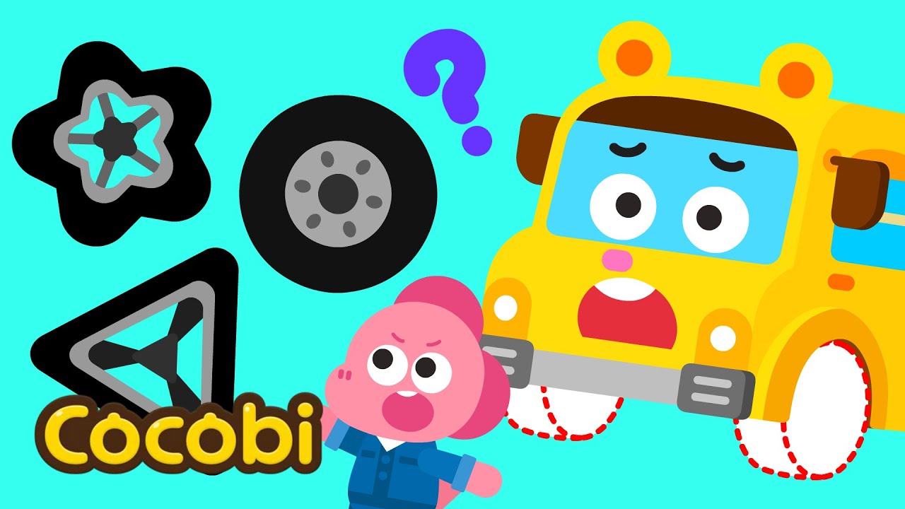 Who Stole the Bus Wheel?!😱 + More Fun Songs for Kids | Cocobi