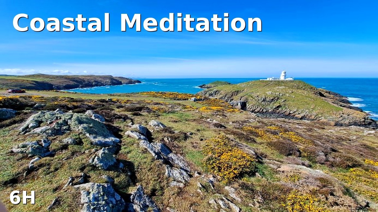 6H Coastal Spring Meditation 🌊 Lighthouse Ocean Relaxation 🌿