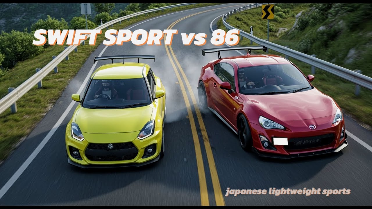 Which Is Faster: Suzuki Swift Sport (ZC33S) or Toyota 86 (ZN6)? #suzuki #toyota #jdm