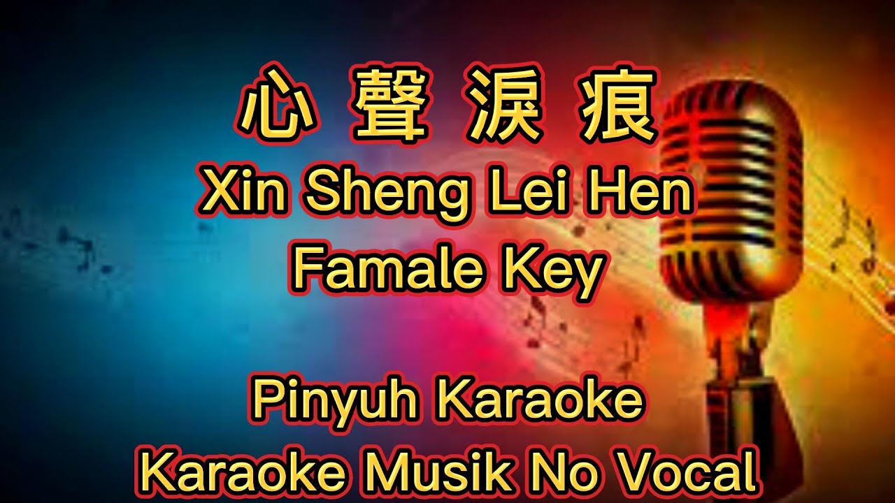 Xin Sheng Lei Hen  - 心聲淚痕 -  Karaoke -   Musik No Vocal