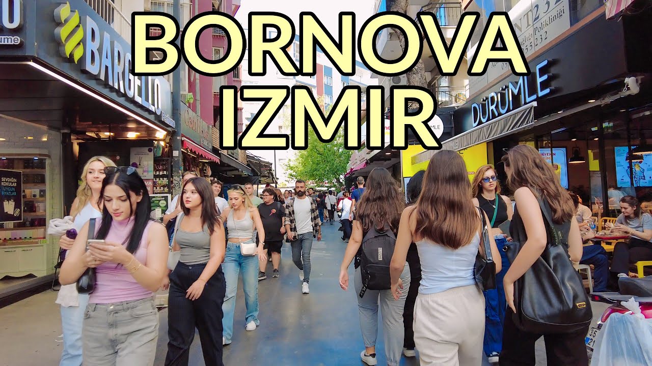 Explore İzmir's Bornova: Lively Spots, Parks & Streets 🇹🇷 (4K Walking Tour)
