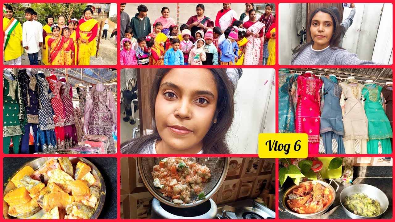 শীতের দিনে সকালের সমস্ত কাজ শেষ করে ঝটপট বেরিয়ে পড়লাম বস্ত্র বাজার💃🚇🚃