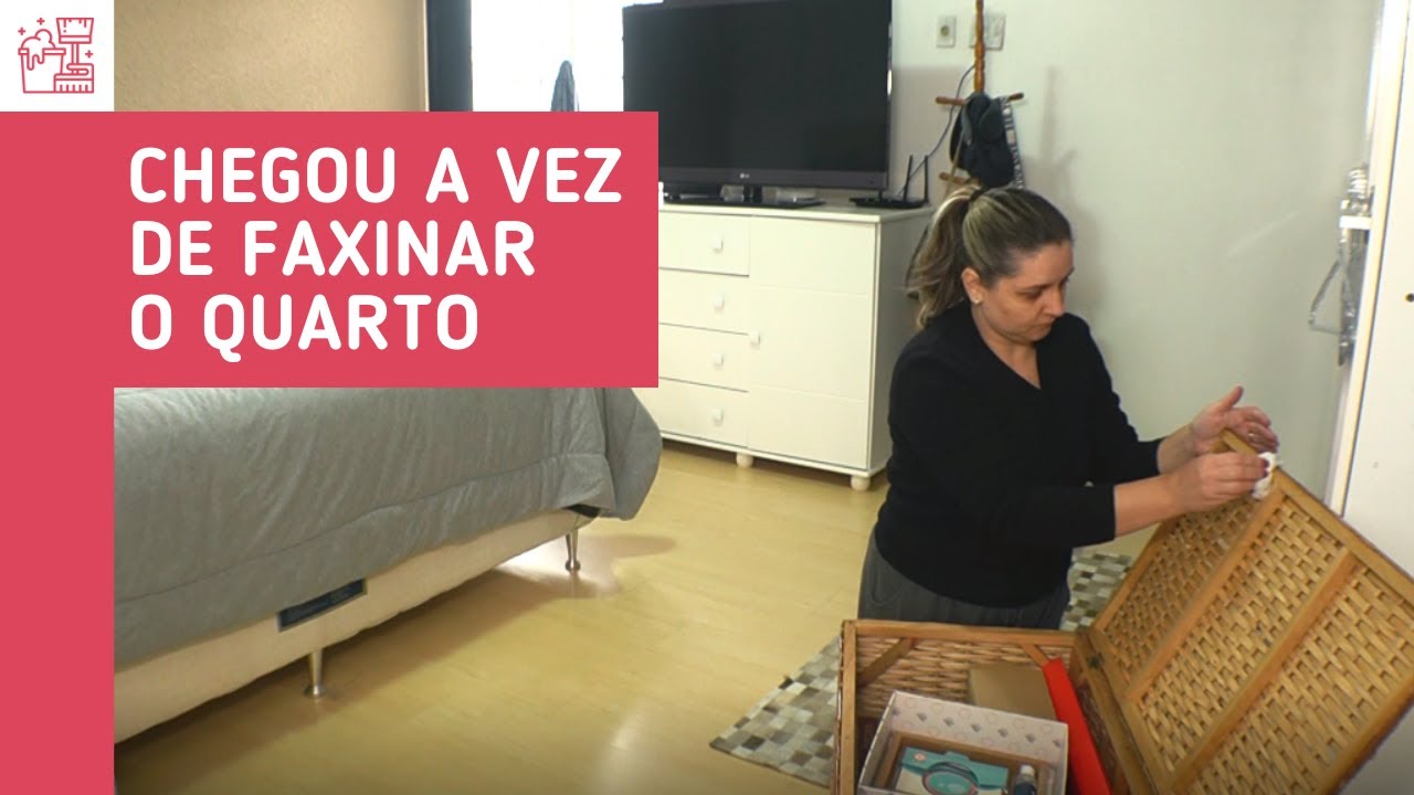 FAXINÃO E ORGANIZAÇÃO DO CÔMODO DO MÊS: QUARTO | #crisribeirotv #faxinandocomacris