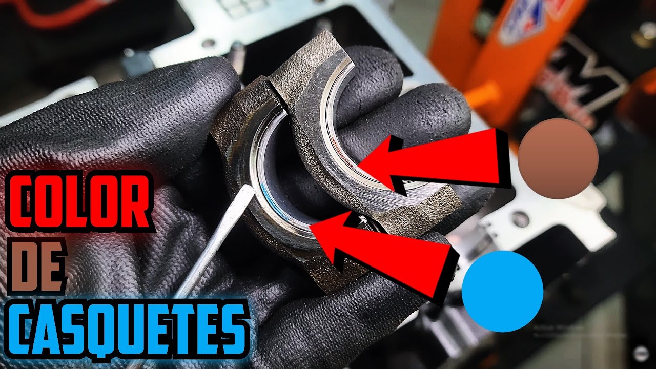 ¿Que COLOR de CASQUETES debo usar? 🔵 Diagnostico Cigüeñal Ninja 300
