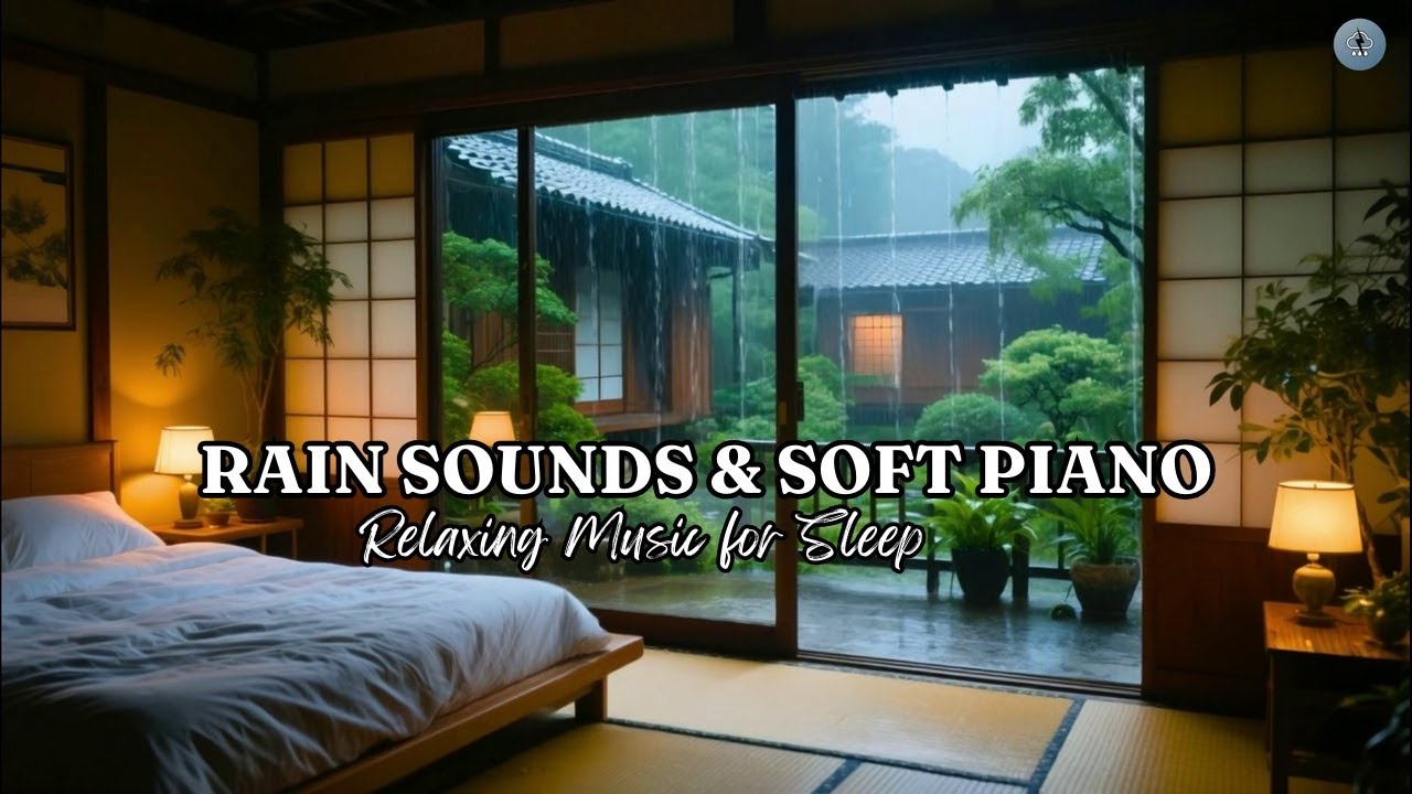 Relaxing Sleep Music + Rain Sounds to Stop Overthinking & Stress Relief, Sleep Music, Calming Music