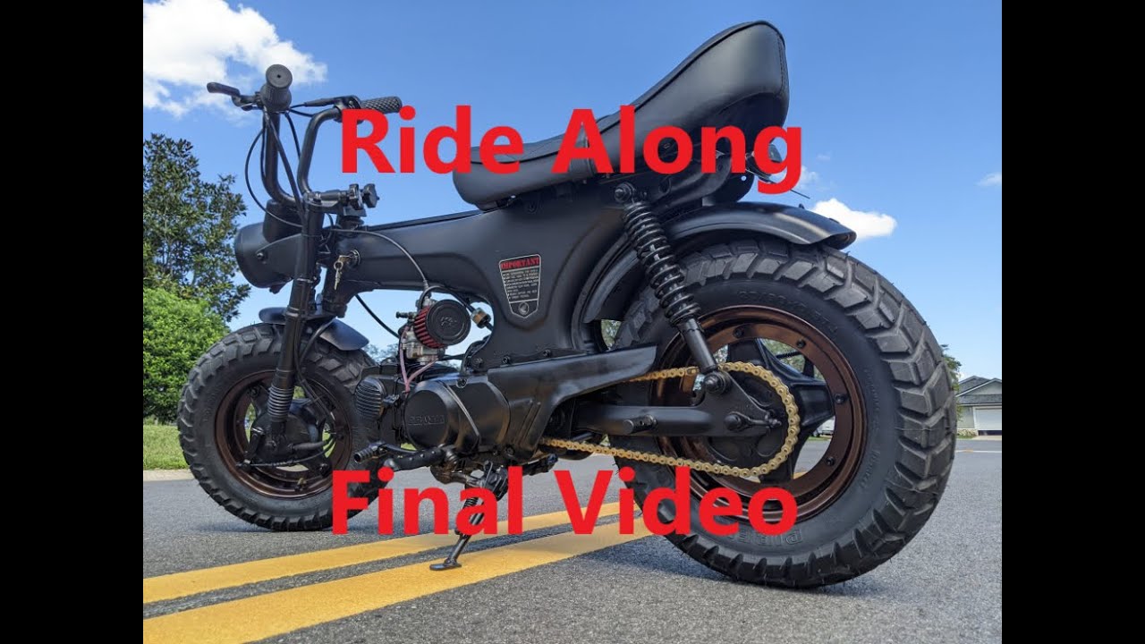 Honda CT70 Dax - Custom Modified - Yx140 140cc Mikuni - Ride Along - EP 2 of 2