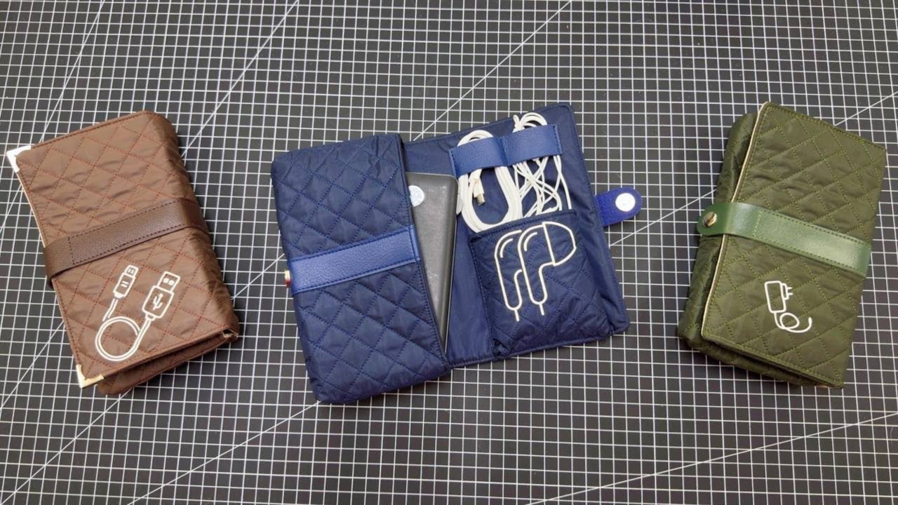 Como fazer Case Power Porta carregador e fone de ouvido - Passo a passo com molde de presente