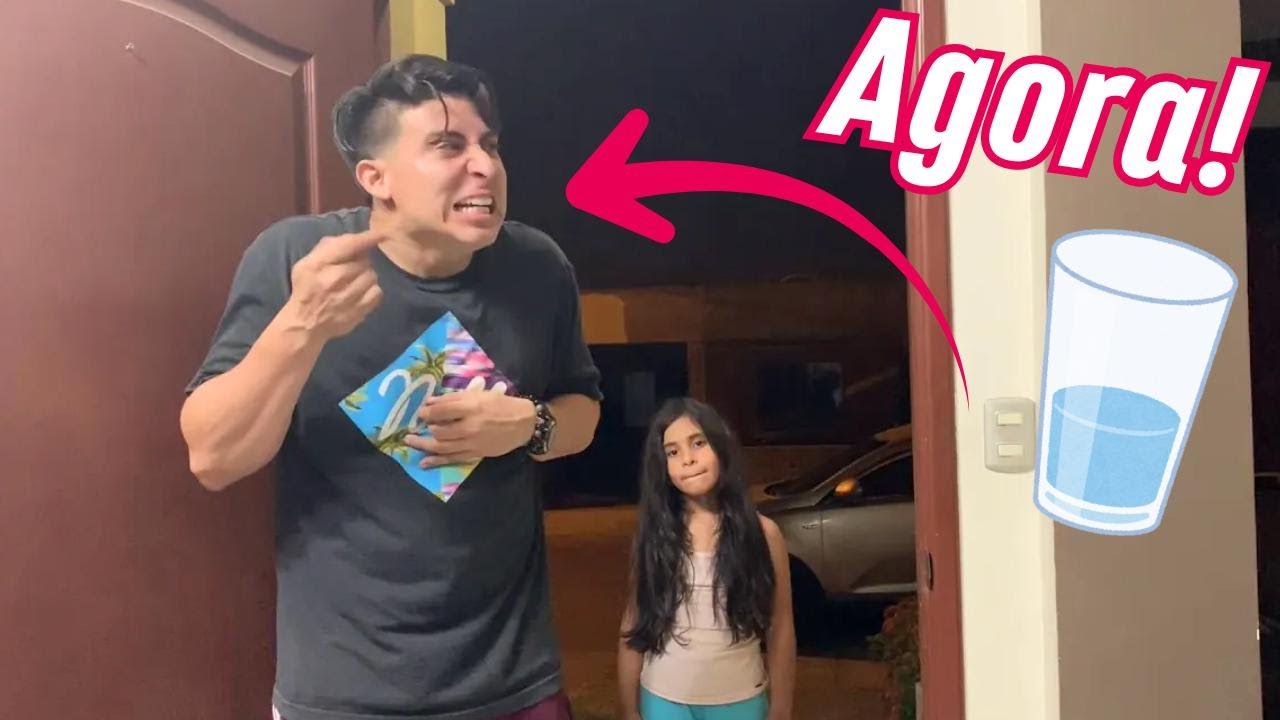 Quero um copo de água