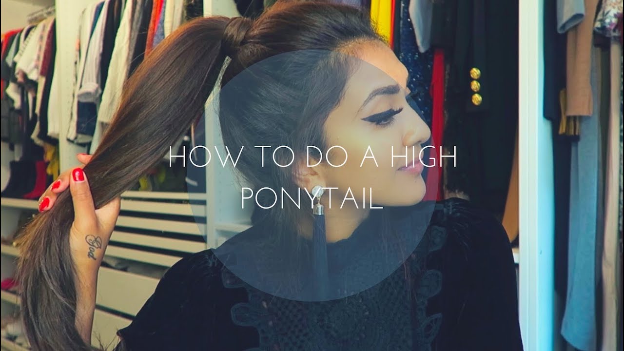 How to do a High Ponytail | Step by Step |Vithya Hair and Makeup