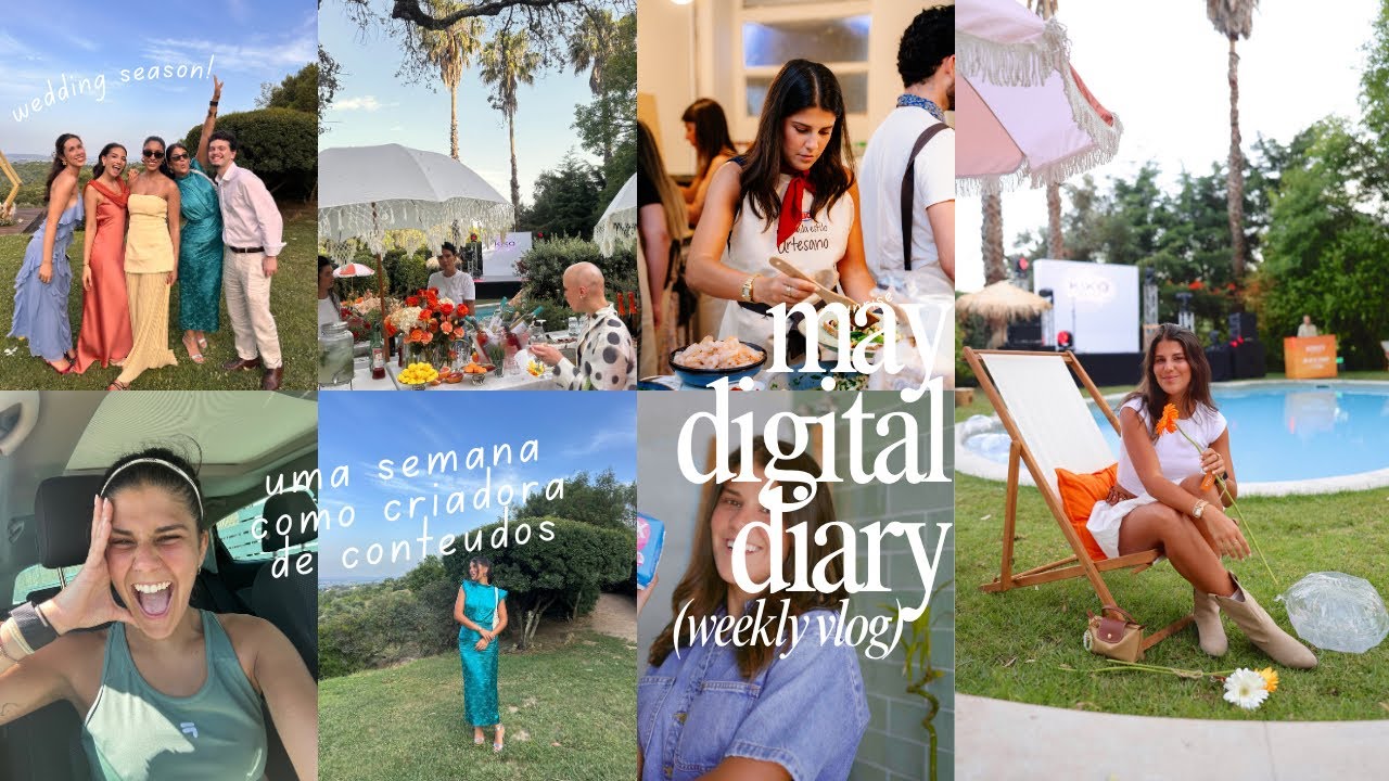 MAY DIGITAL DIARY: Uma semana como criadora de conteúdos!