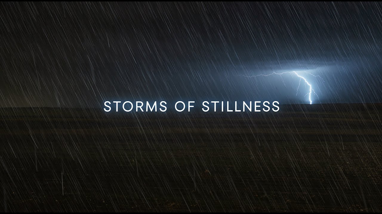 Storms of Stillness – Black Screen Thunder Rain for Sleep - 12 Hours