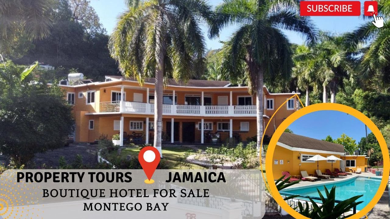 A Charming Mid-Century Modern Boutique Hotel For Sale In Montego Bay, Jamaica| House Tours