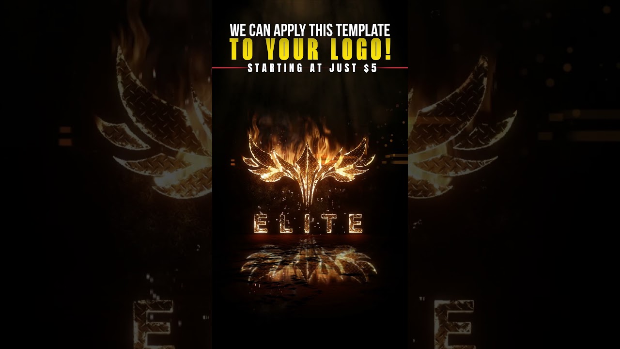 ✨Realistic Fire Logo Reveal &ndash; Epic Burning Cinematic Intro 