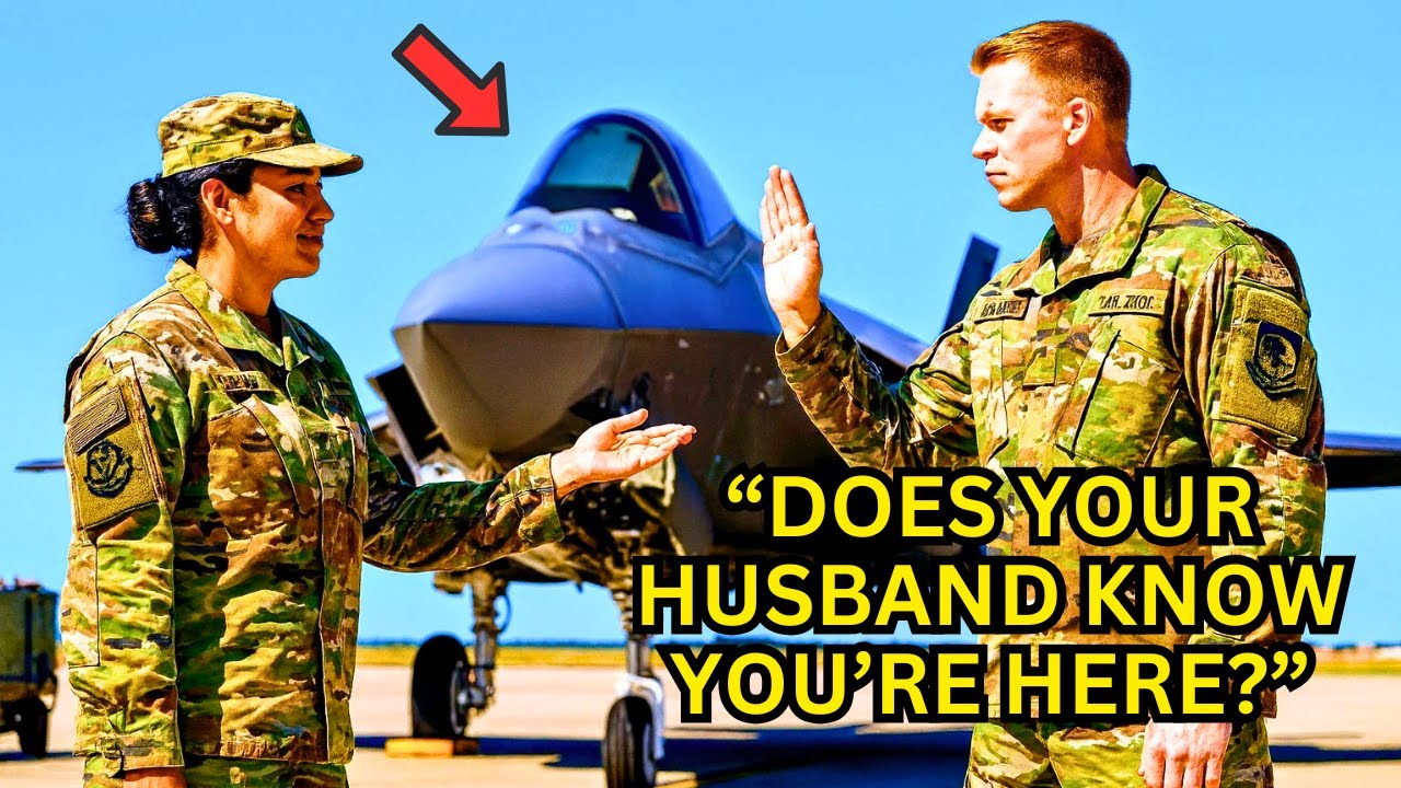 They Laughed at Her Carrying the Tool Bag — Then Froze When She Fixed the F-35 Lightning in Minutes
