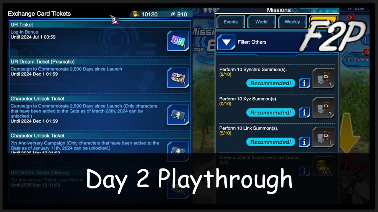 NEW ACCOUNT PLAYTHROUGH DAY 2 (April 2024) [Yu-Gi-Oh! Duel Links]