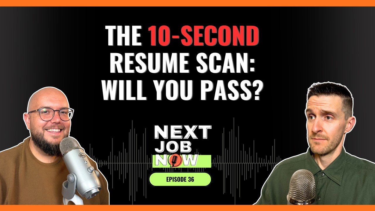 Why Your Resume Is Getting Rejected in Seconds - Next Job Now Podcast - Ep 36