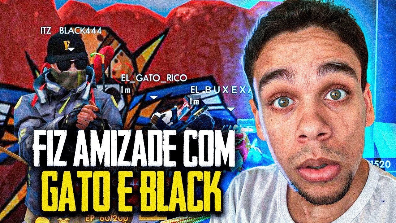 FIZ AMIZADE E ERA O BLACK444, EL GATO E BUXEXA!! FREE FIRE