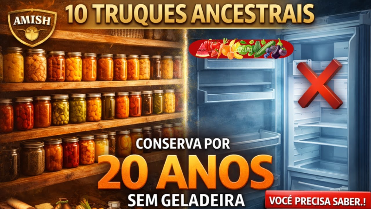 10 Técnicas Ancestrais Para Conservar Alimentos Sem Energia (Métodos Amish)