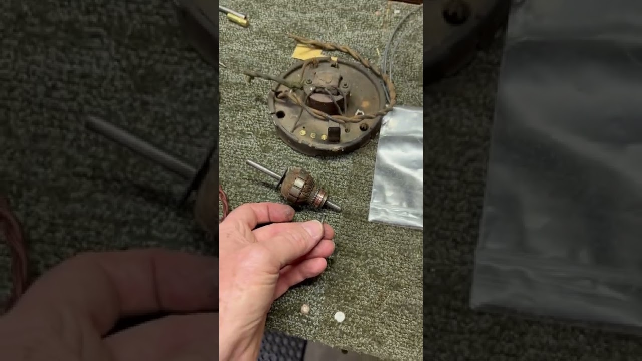 Racine Antique Fan motor repair by Darryl Hudson