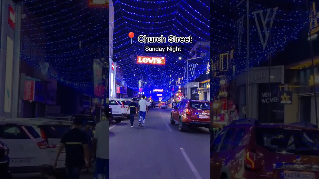 Church Street Bangalore at Sunday Night | Weekend Night in Bangalore #churchstreet #brigaderoad