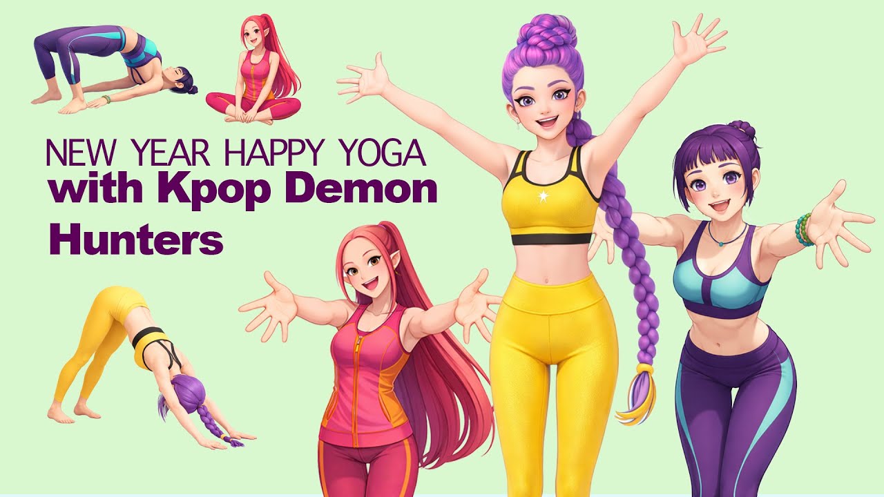 HAPPY NEW YEAR YOGA I KPOP DEMON HANTERS I HANTRIX