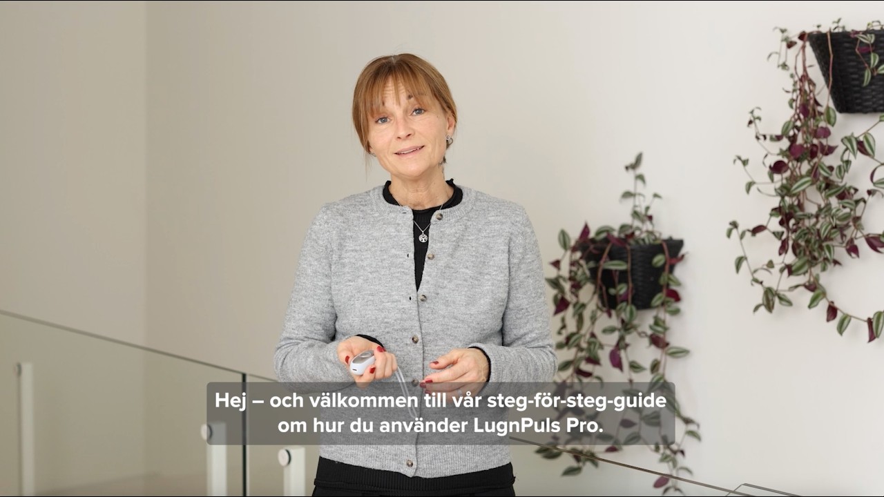 Så här använder du LugnPuls™ Pro - steg för steg