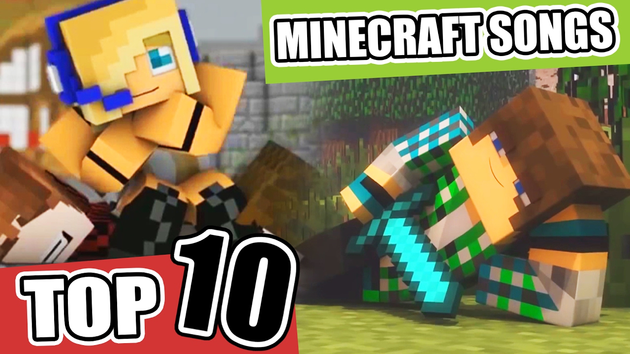 Top 10 Minecraft Songs/Animations of February 2017 ♪ NEW Minecraft Song and Music Videos
