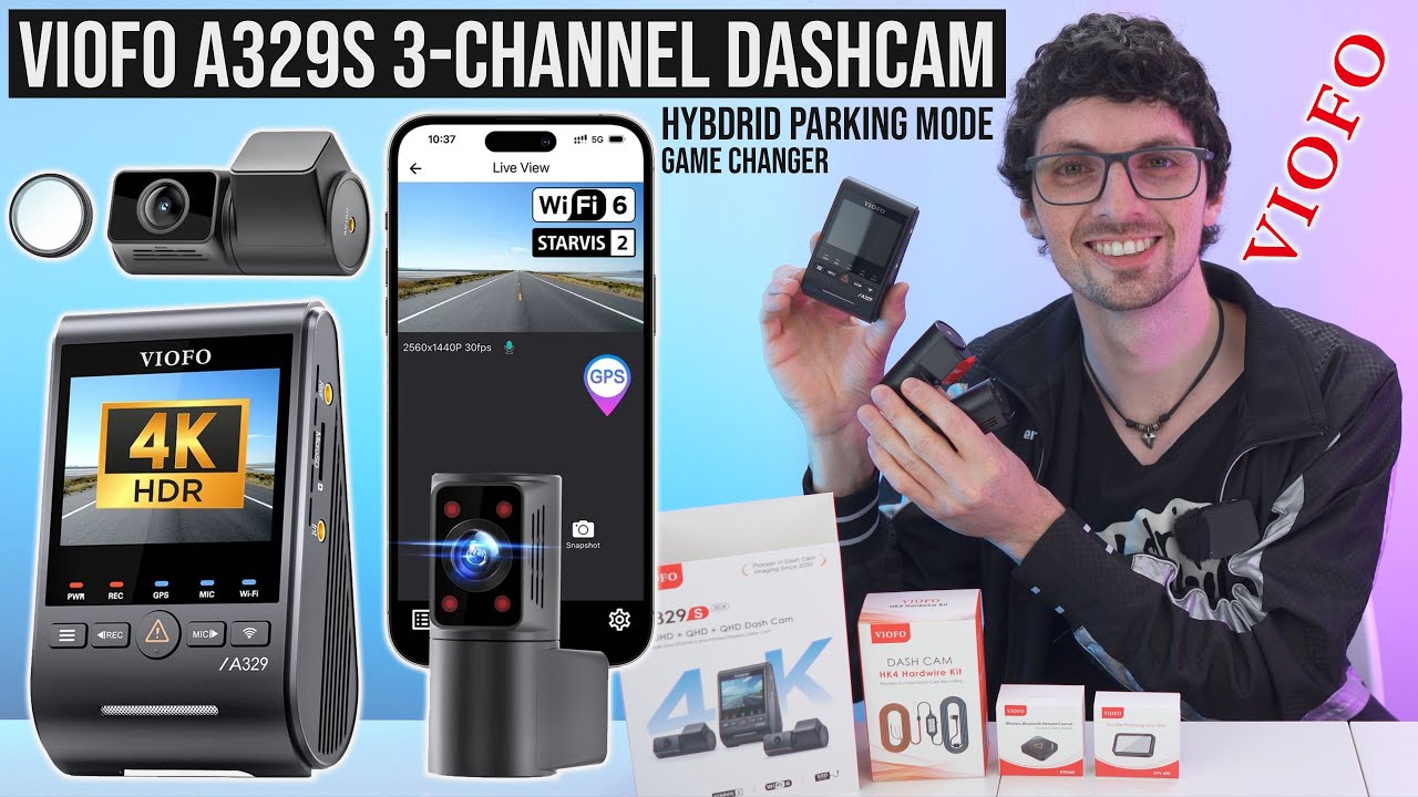 2025's Best 4K Dashcam System! - Viofo A329S Review & Test (Multiplexing & Hybrid Parking Mode)