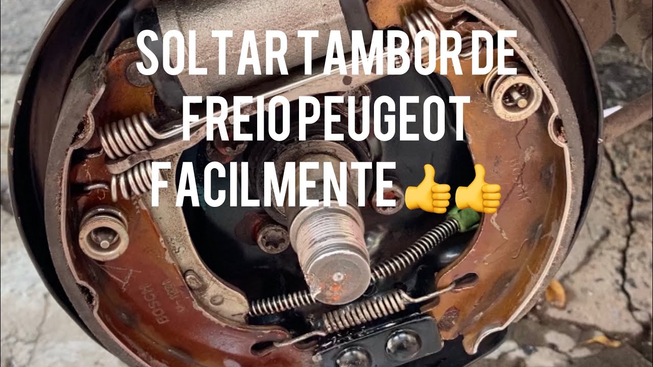 Freio traseiro peugeot 207 Soltar panela / Tambor  facilmente