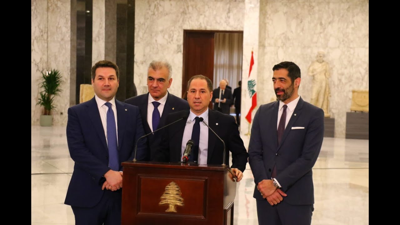 كلمة رئيس حزب الكتائب النائب سامي الجميّل بعد الإستشارات النيابية الملزمة