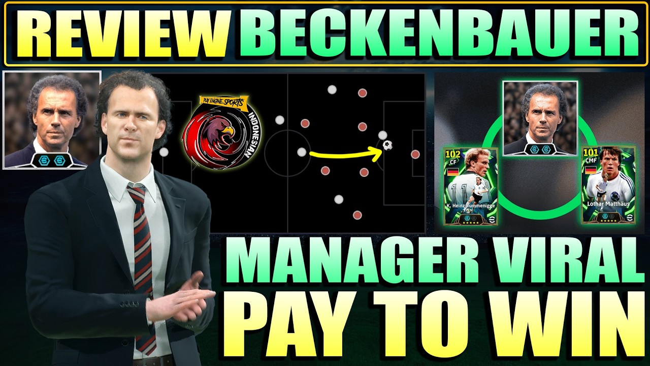 AKU BELI MANAGER BECKENBAUER! UMPAN HARAM SERANGAN MEMATIKAN! LINK UP PLAY DAHSYAT! BANTAI LAWAN !!