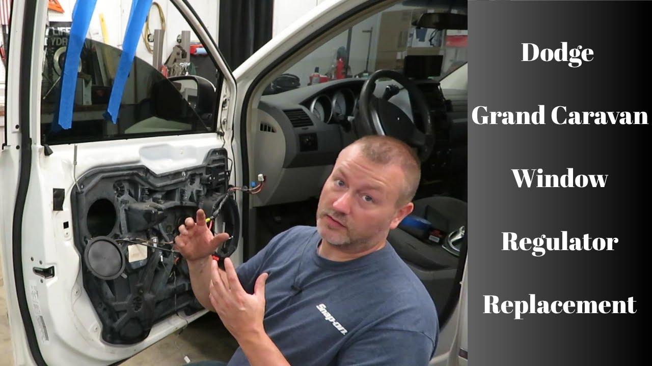 Замена стеклоподъемника водителя Dodge Grand Caravan (2008-2020) | Ремонт своими руками