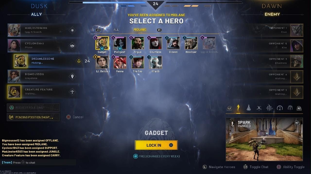 Predecessor Renna midlane gameplay