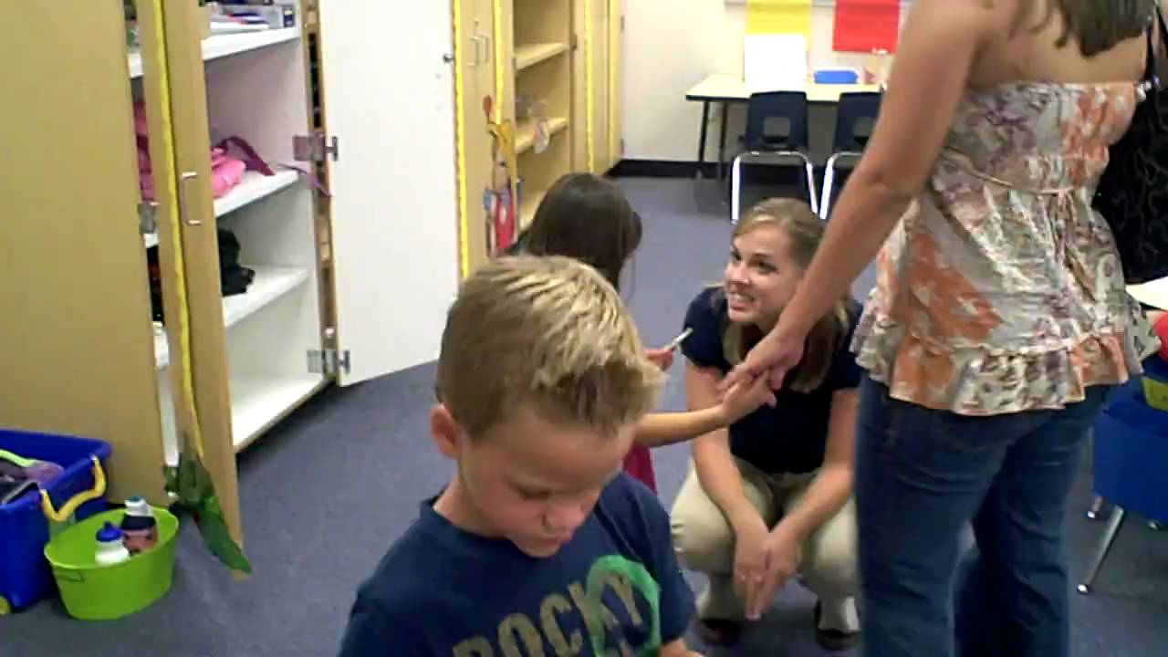 Alexa's first day of Kindergarten