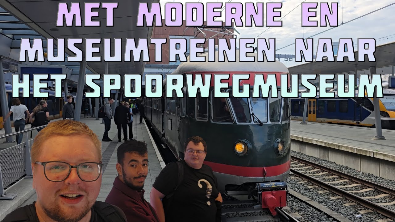 Lekker met de trein naar het spoorwegmuseum in Utrecht