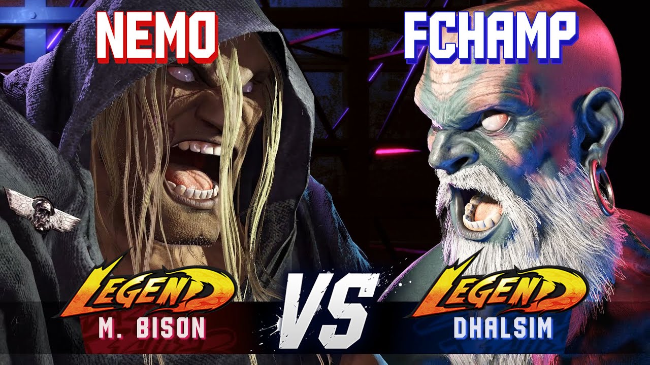 SF6 ▰ NEMO (M.Bison) vs FCHAMP (Dhalsim) ▰ High Level Gameplay