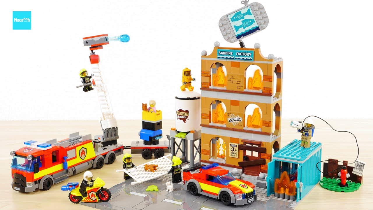 レゴ シティ 消防訓練 60321 ／ LEGO City Fire Brigade Speed Build & Review