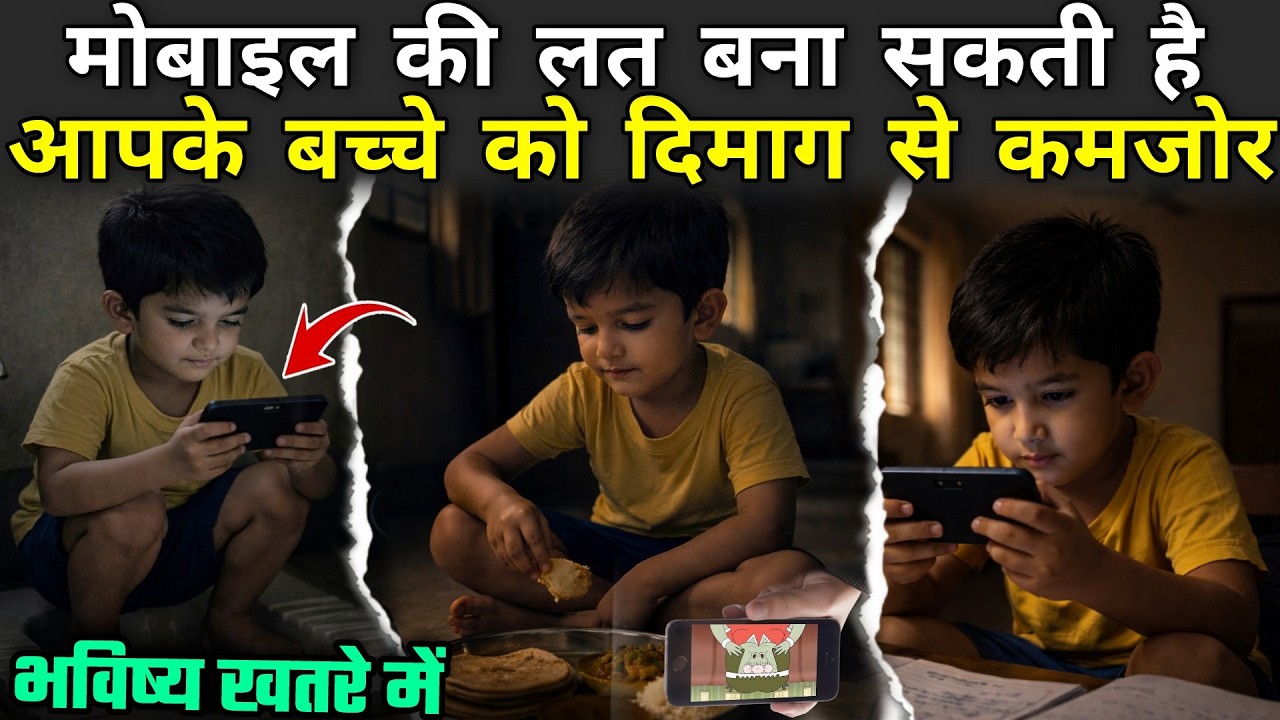 मोबाइल की लत बना सकती है आपके बच्चे को दिमाग से कमजोर | How to STOP Mobile Phone Addiction in Kids