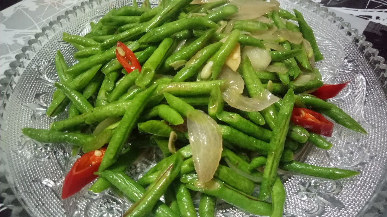 Kacang Panjang Goreng Bujang yang menyelerakan